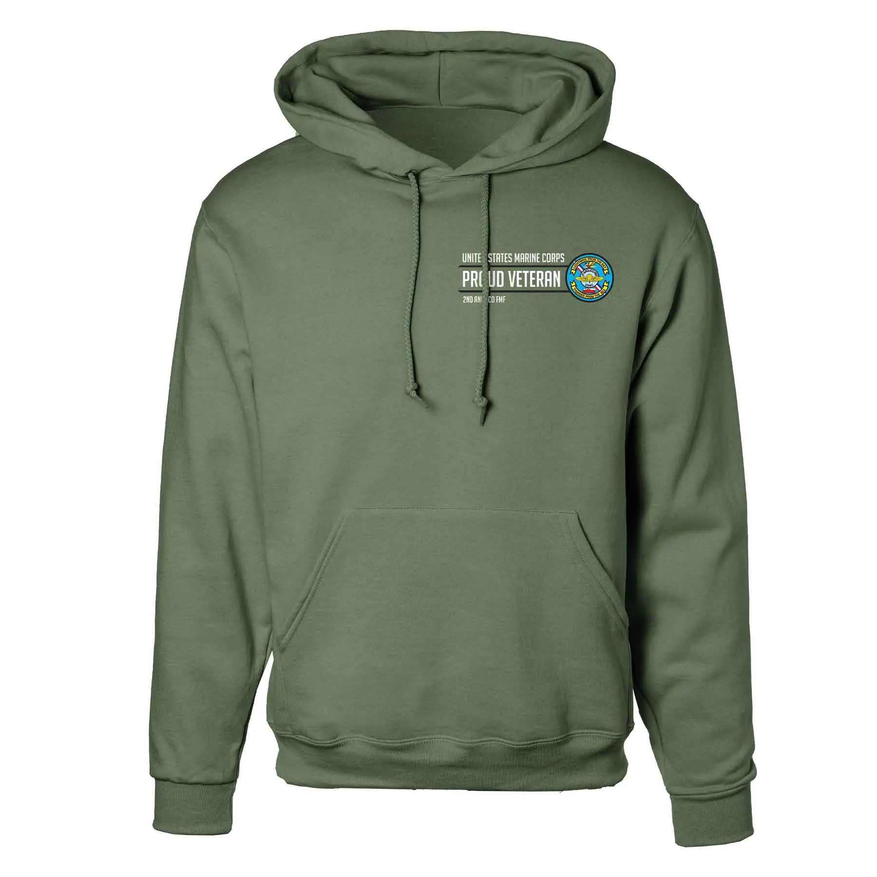 2D Anglico FMF Proud Veteran Hoodie