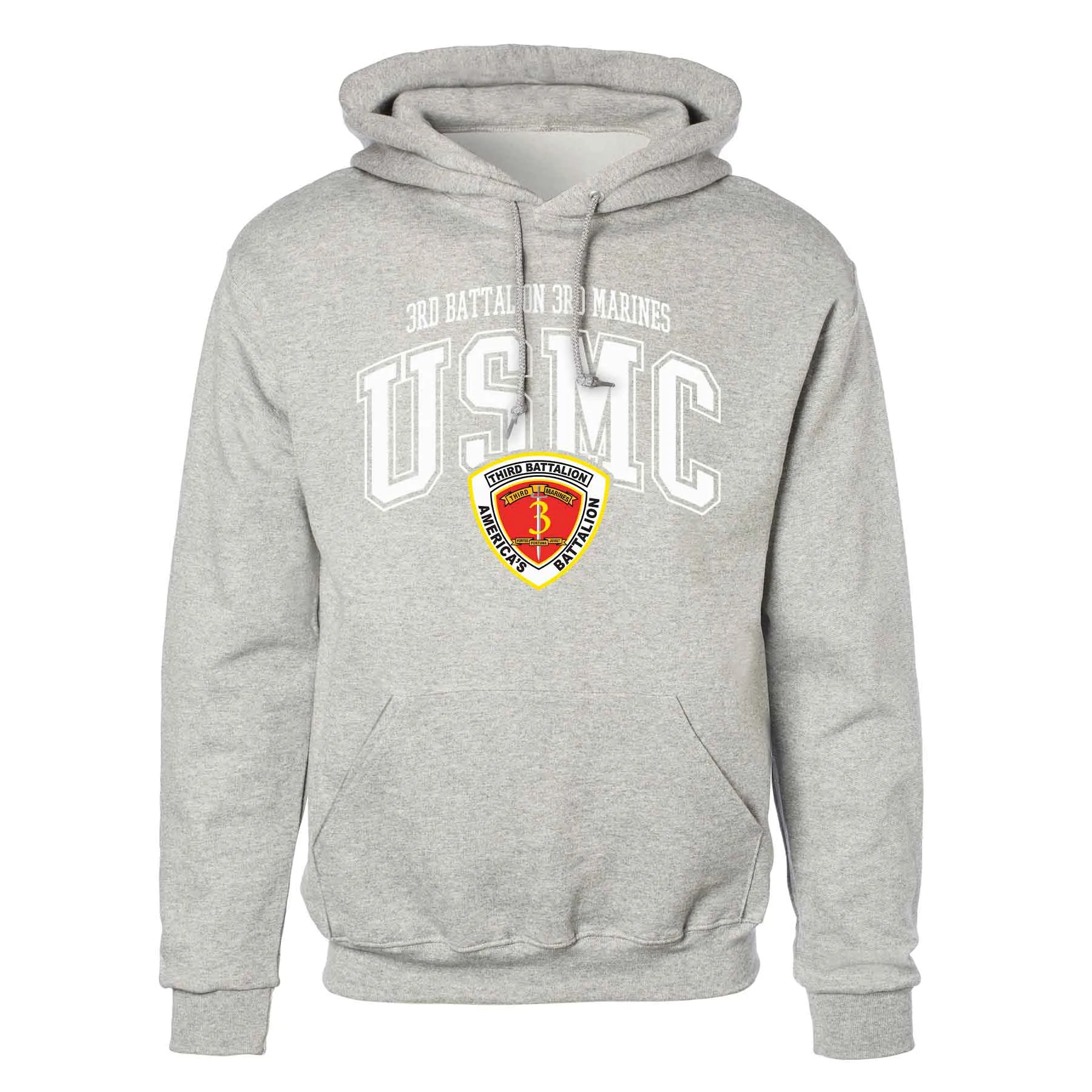 3rd Battalion 3rd Marines Arched Hoodie