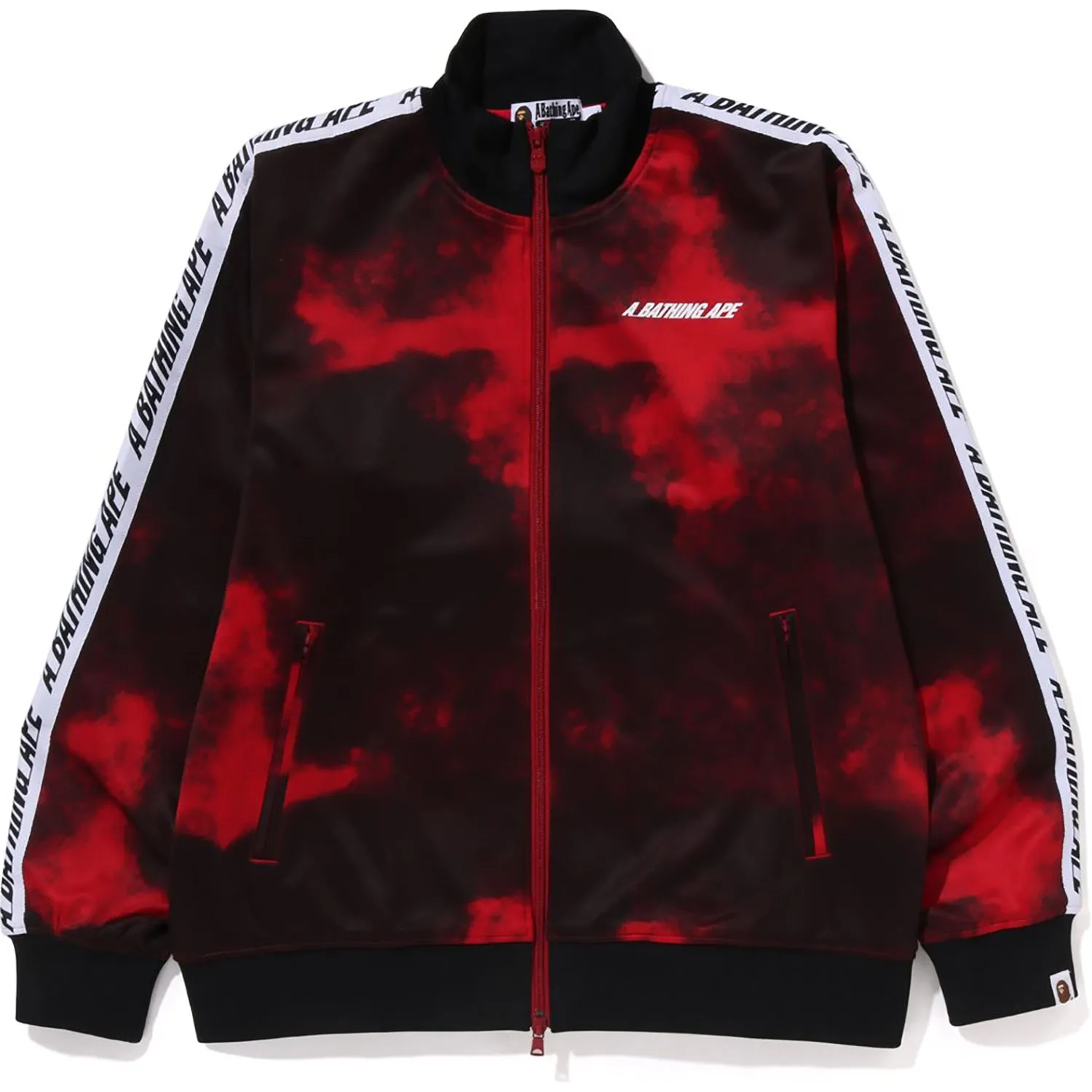 A BATHING APE TIE DYE TRACK JACKET MENS