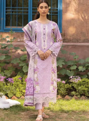 Aabyaan Embroidered Lawn Unstitched 3 Piece Suit - ABY23PL AP-01 ZORA