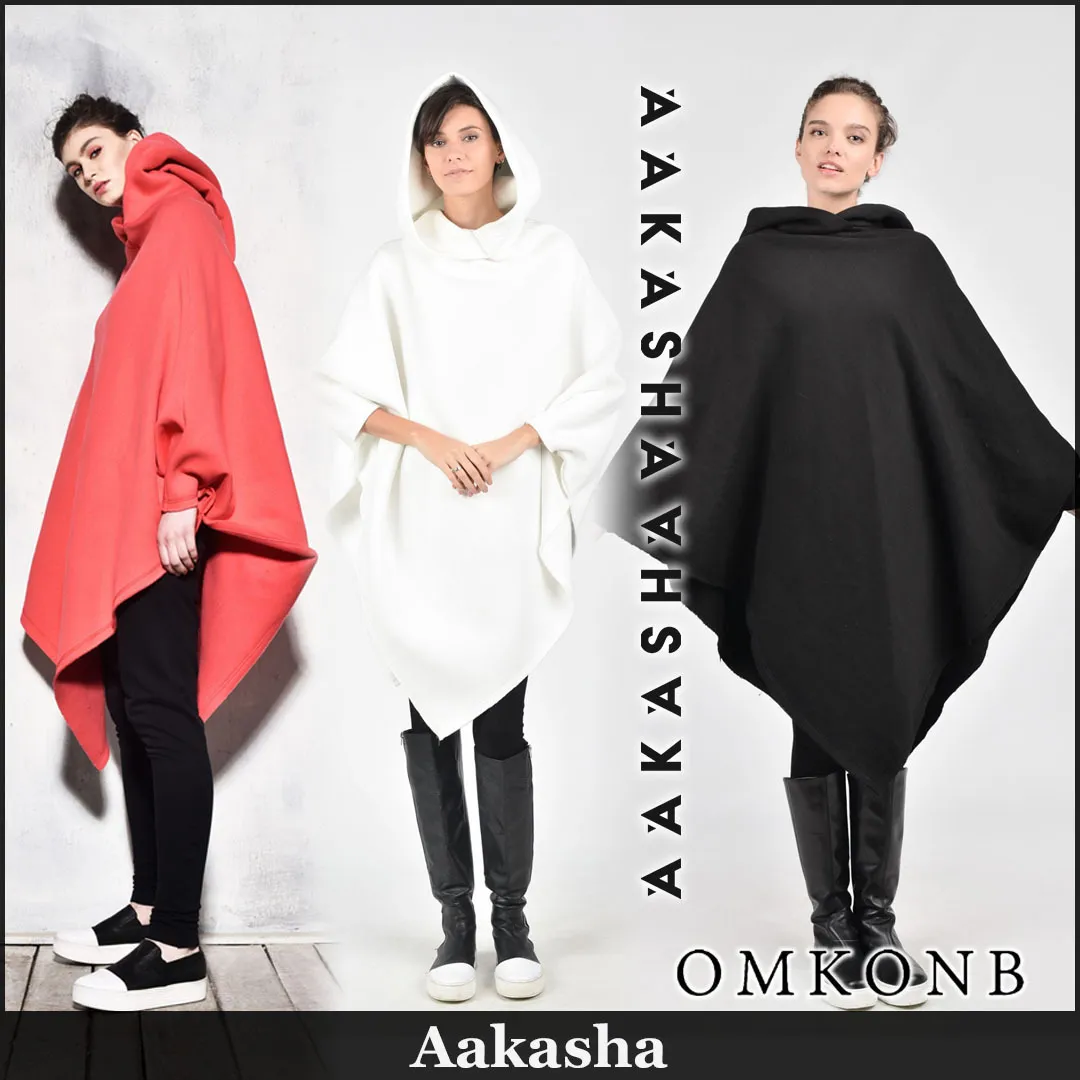 Aakasha  |Long Sleeves Plain Long Hoodies & Sweatshirts