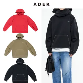 ADERERROR  |Unisex Street Style Logo Hoodies & Sweatshirts