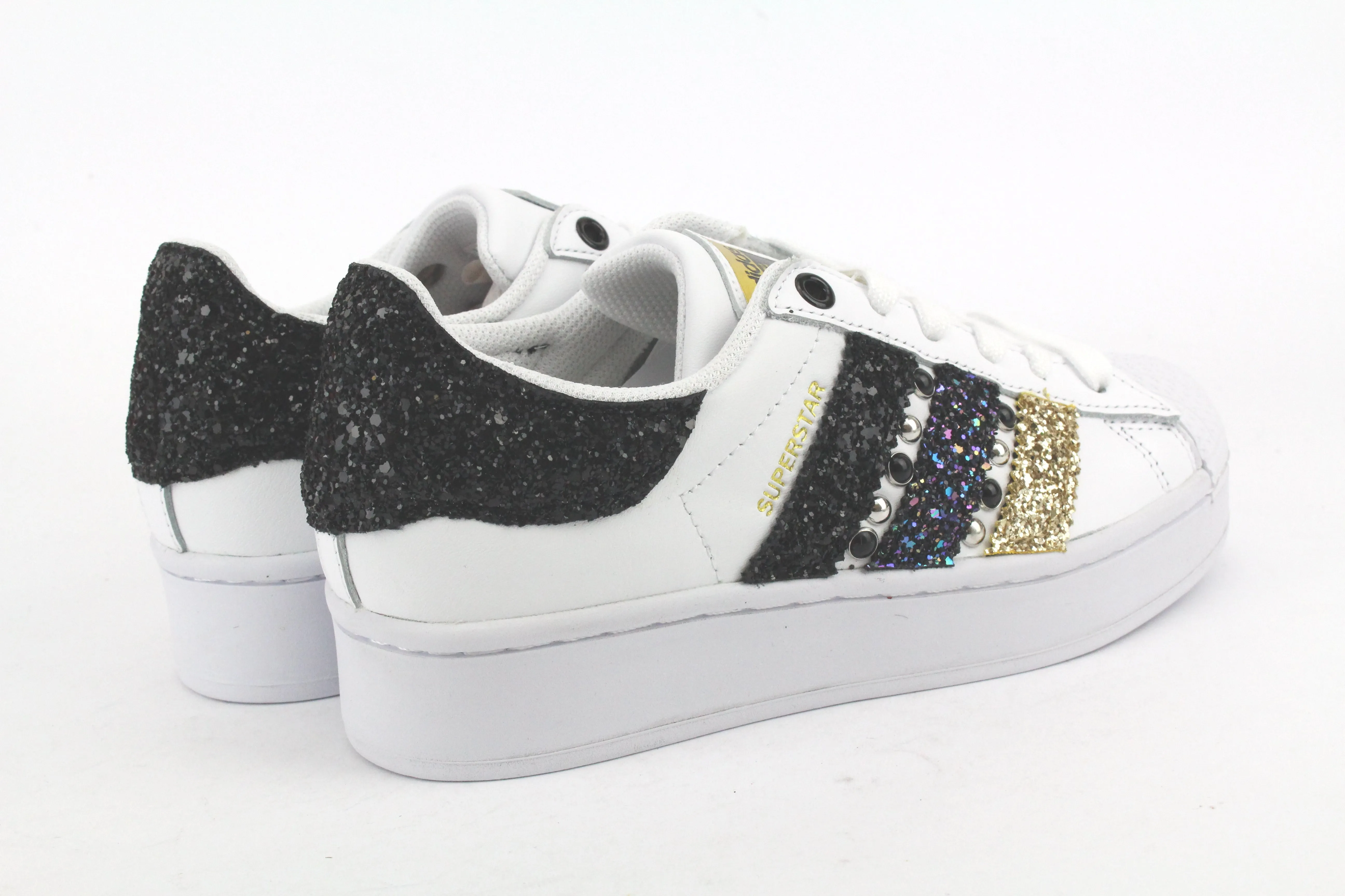 Adidas Superstar Bold MultiGlitter & Borchie