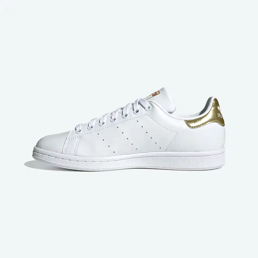 Adidas - Women's Stan Smith White/Gold Metallic G58184