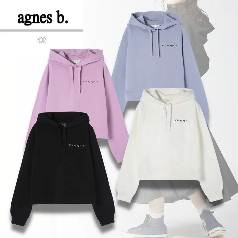 Agnes b  |Unisex Street Style Hoodies & Sweatshirts