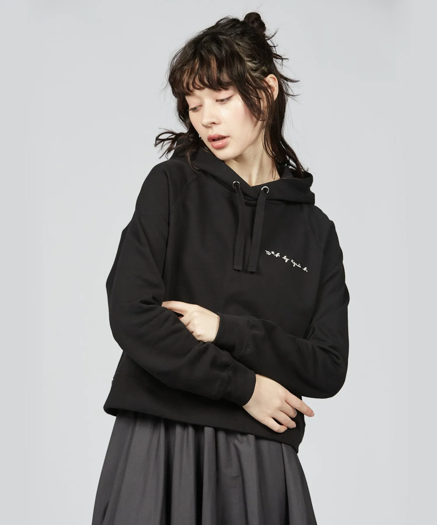 Agnes b  |Unisex Street Style Hoodies & Sweatshirts