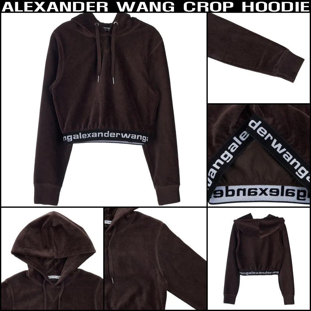 Alexander Wang  |Street Style Logo Hoodies & Sweatshirts