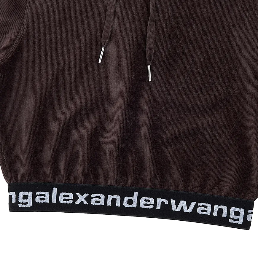 Alexander Wang  |Street Style Logo Hoodies & Sweatshirts