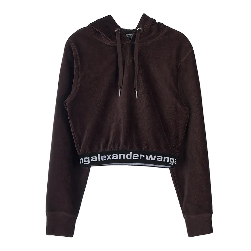 Alexander Wang  |Street Style Logo Hoodies & Sweatshirts