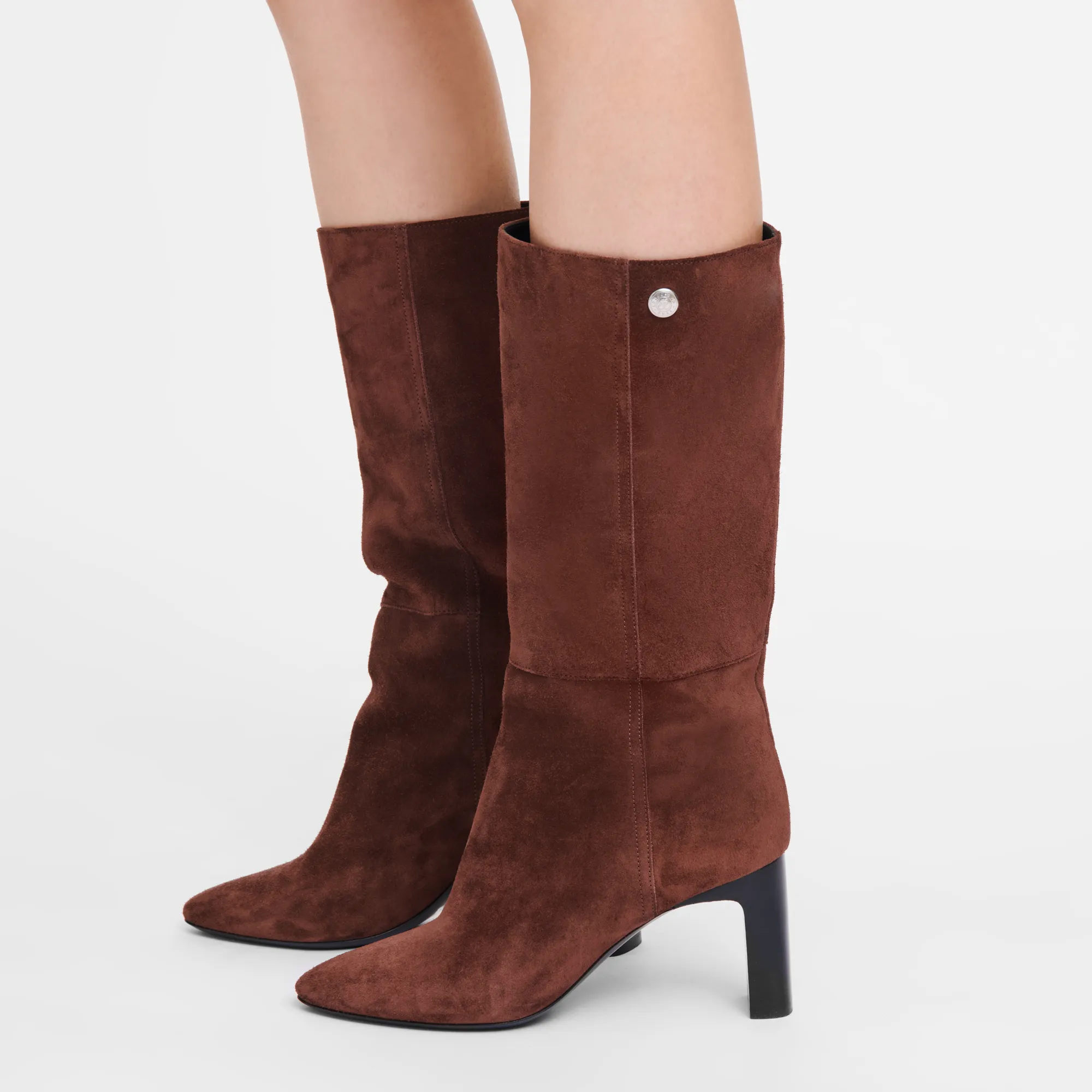 Allure Heel boots Burgundy - Leather