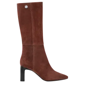 Allure Heel boots Burgundy - Leather