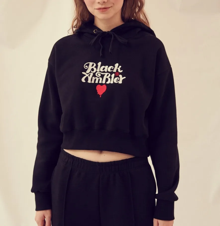 AMBLER  |Unisex Street Style Logo Hoodies & Sweatshirts