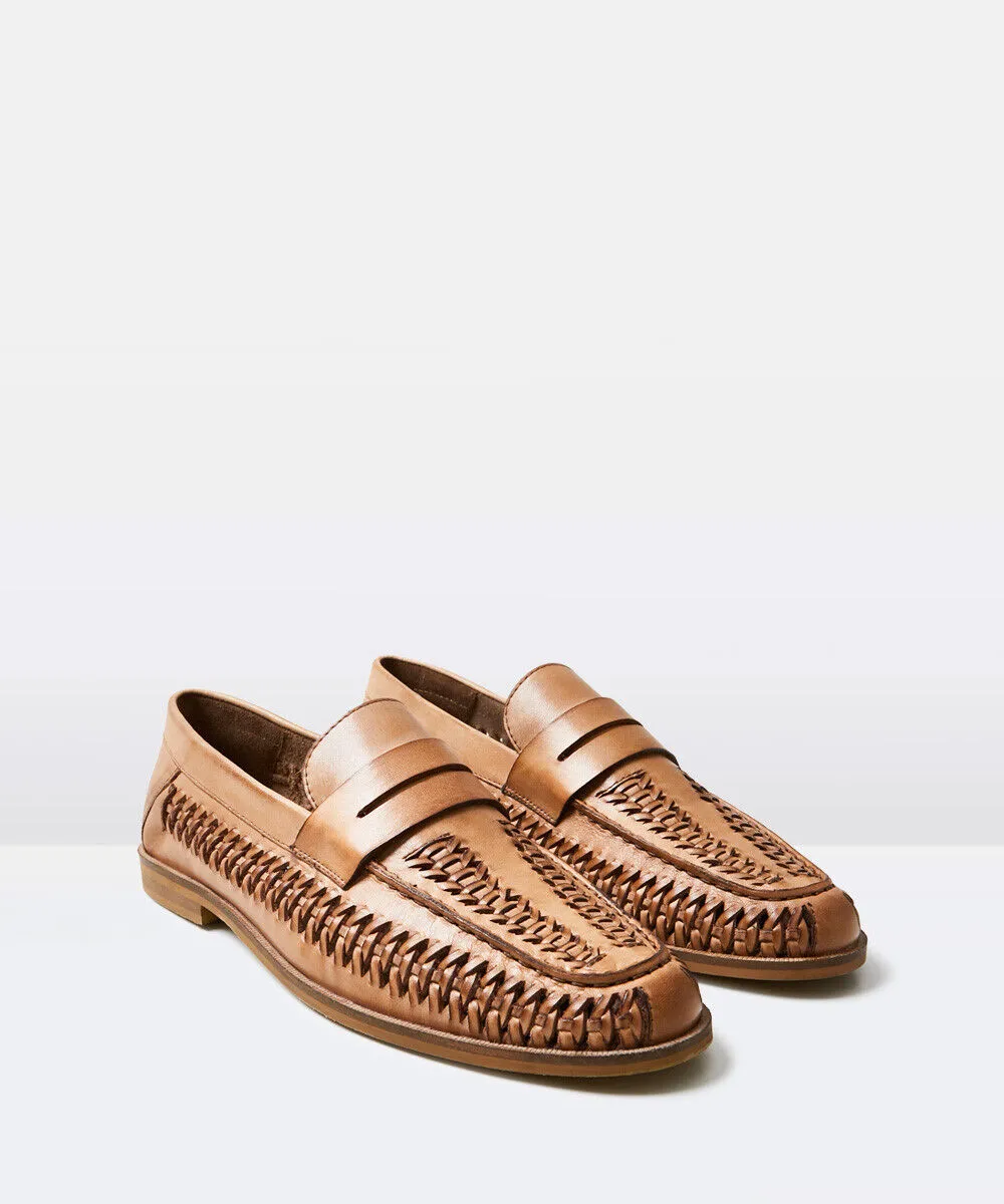 Arvust Ceduna Slip On Loafers Tan