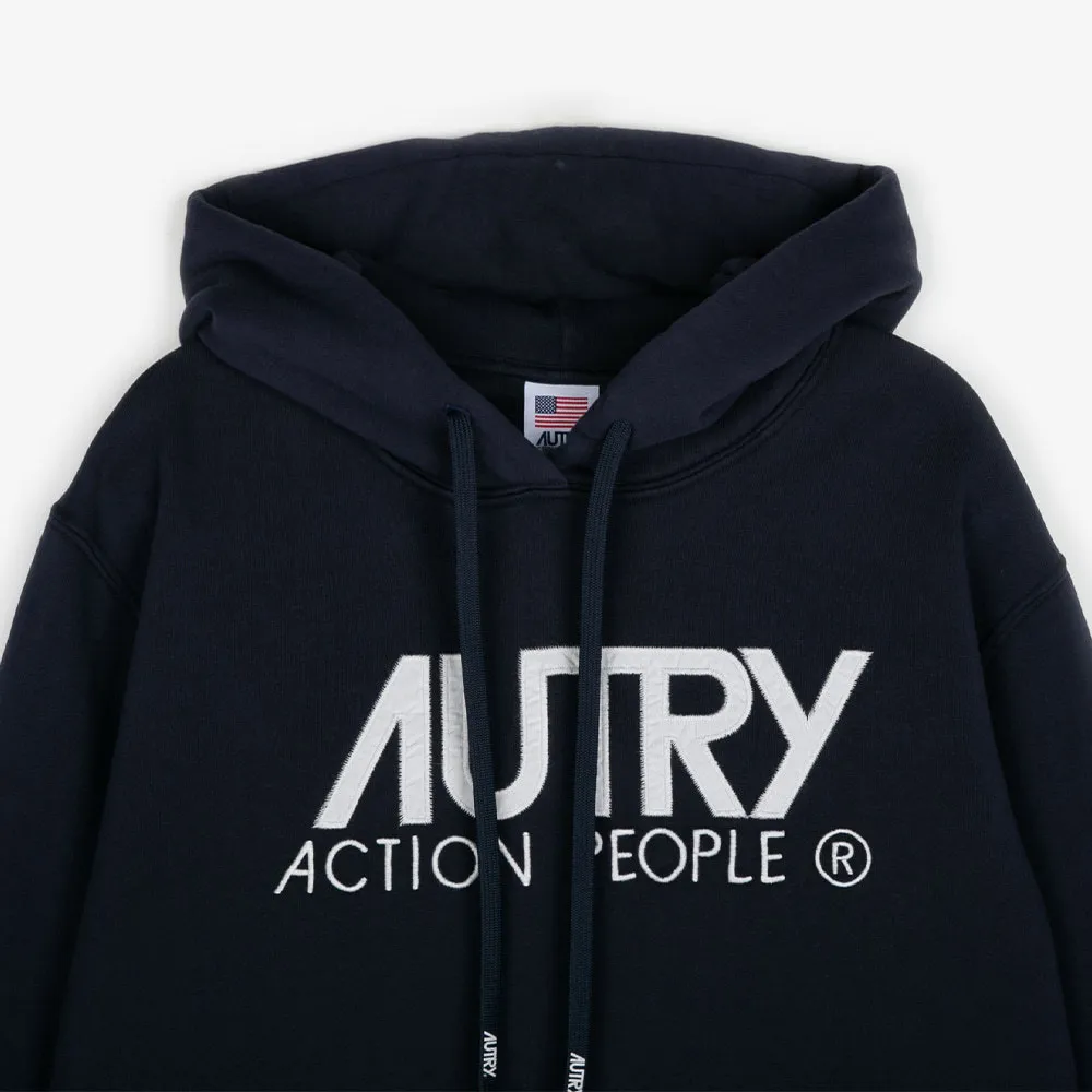 AUTRY  |Unisex Street Style Logo Hoodies & Sweatshirts