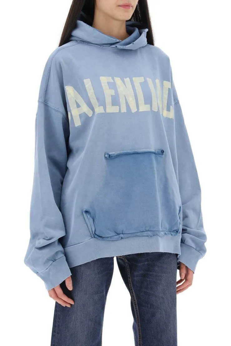 BALENCIAGA  |Unisex Long Sleeves Plain Cotton Hoodies & Sweatshirts