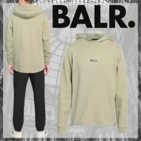 BALR  |Unisex Street Style Long Sleeves Plain Cotton Logo Hoodies