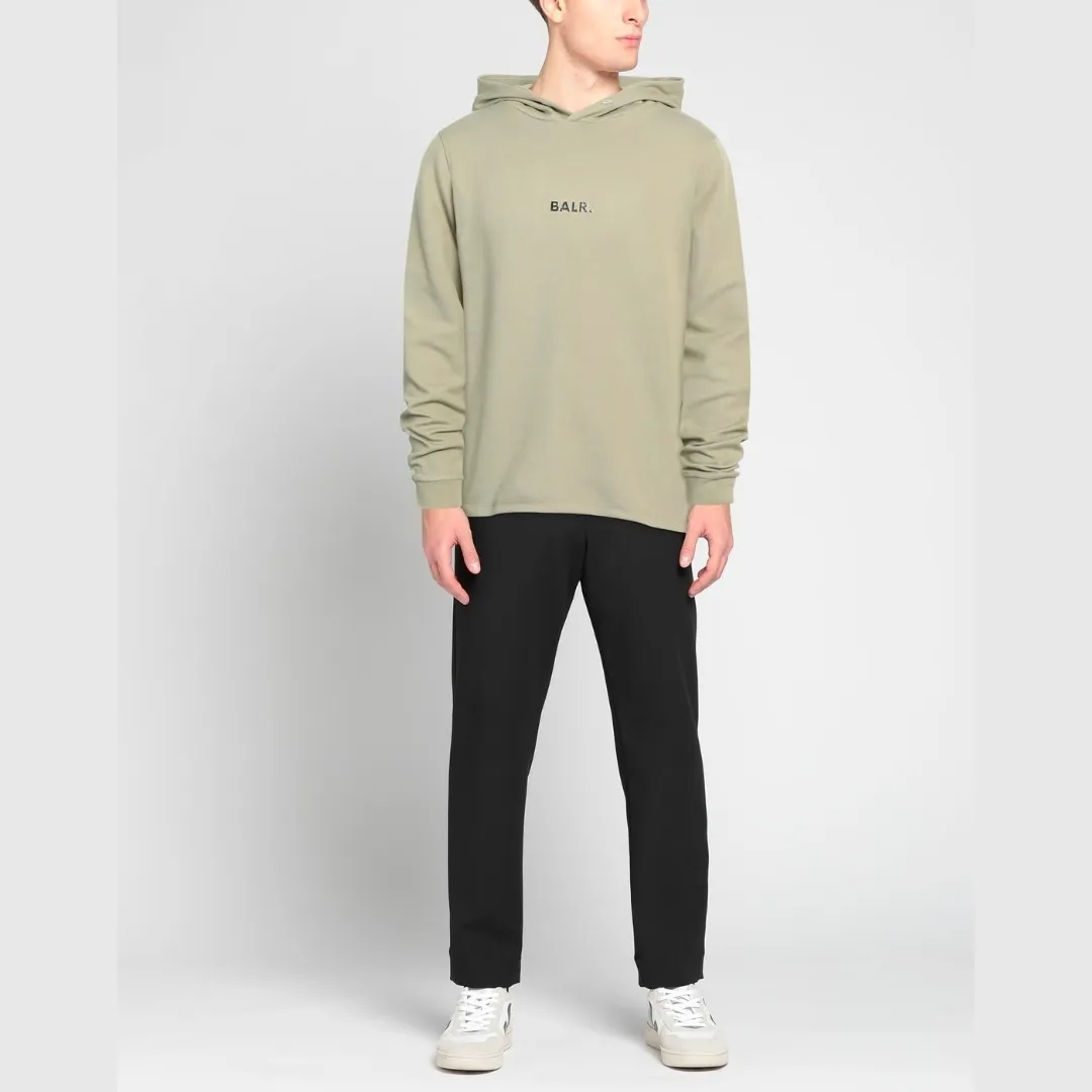 BALR  |Unisex Street Style Long Sleeves Plain Cotton Logo Hoodies