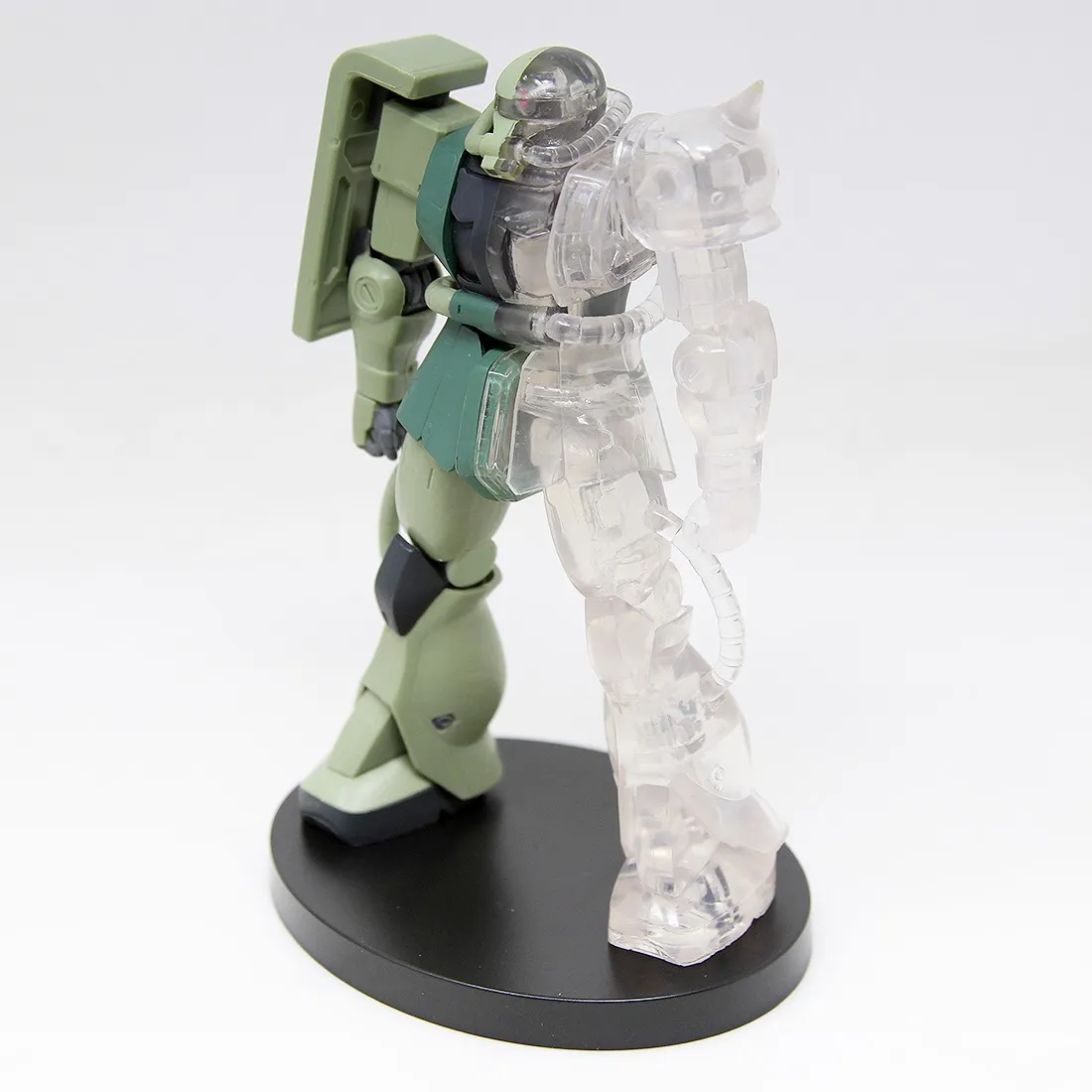 Banpresto Mobile Suit Gundam Internal Structure MS-06F Zaku II Ver. A Figure (green / clear)