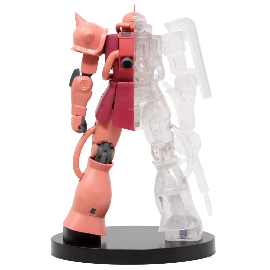 Banpresto Mobile Suit Gundam Internal Structure MS-06S Zaku II Char's Custom Ver. A Figure (red / clear)