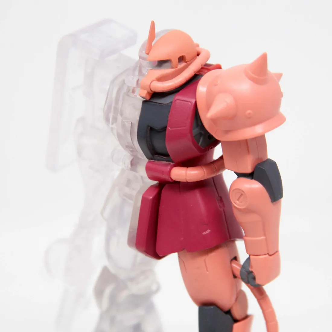 Banpresto Mobile Suit Gundam Internal Structure MS-06S Zaku II Char's Custom Ver. A Figure (red / clear)