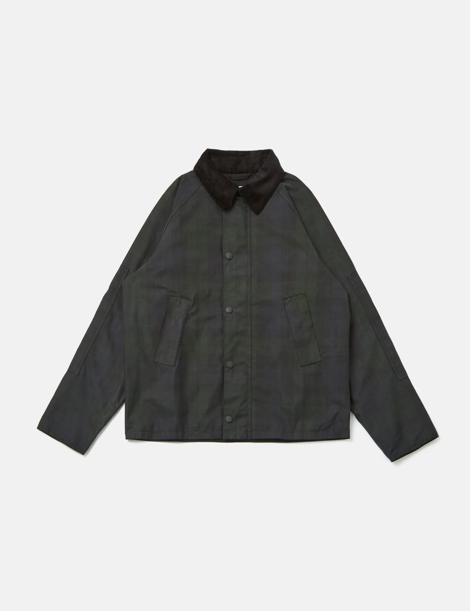 Barbour SL Blackwatch Nara Wax Jacket - Blackwatch Tartan