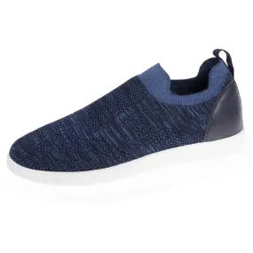 Baskets Confort Homme slip-on Marine Chiné