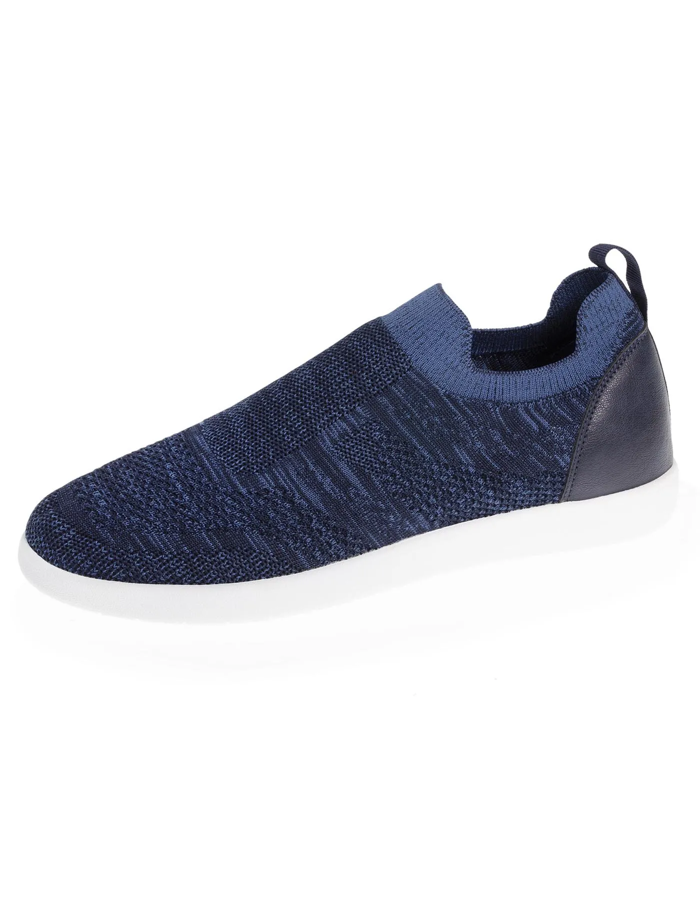 Baskets Confort Homme slip-on Marine Chiné