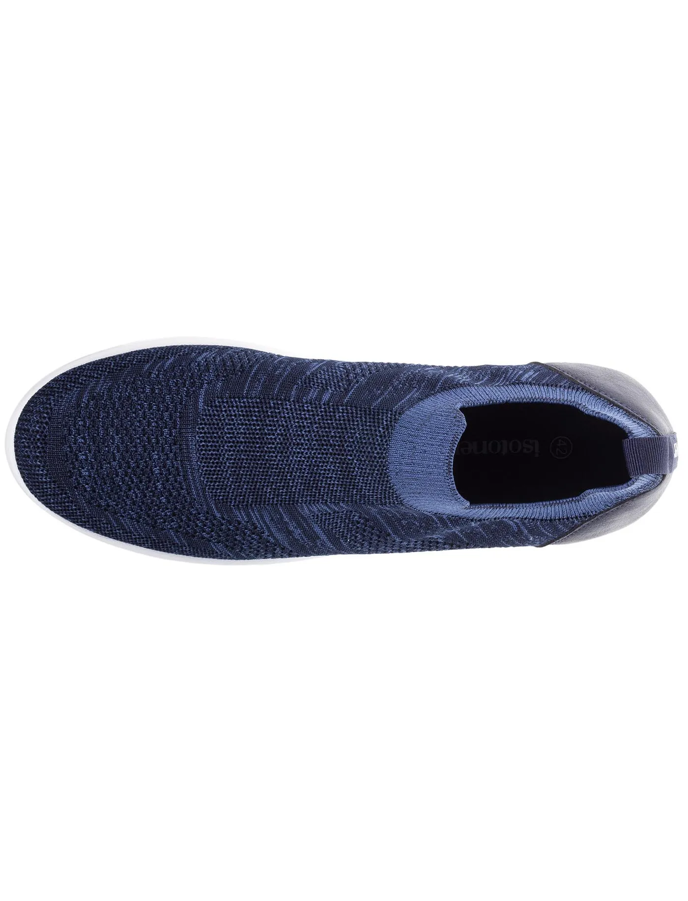 Baskets Confort Homme slip-on Marine Chiné