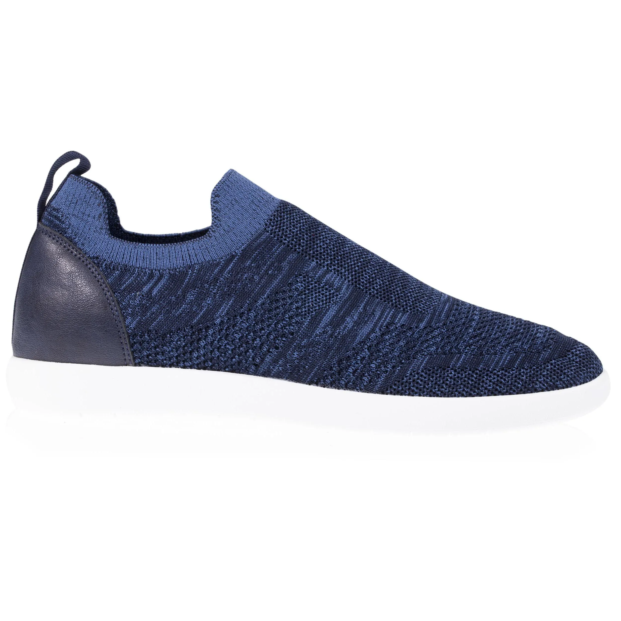 Baskets Confort Homme slip-on Marine Chiné