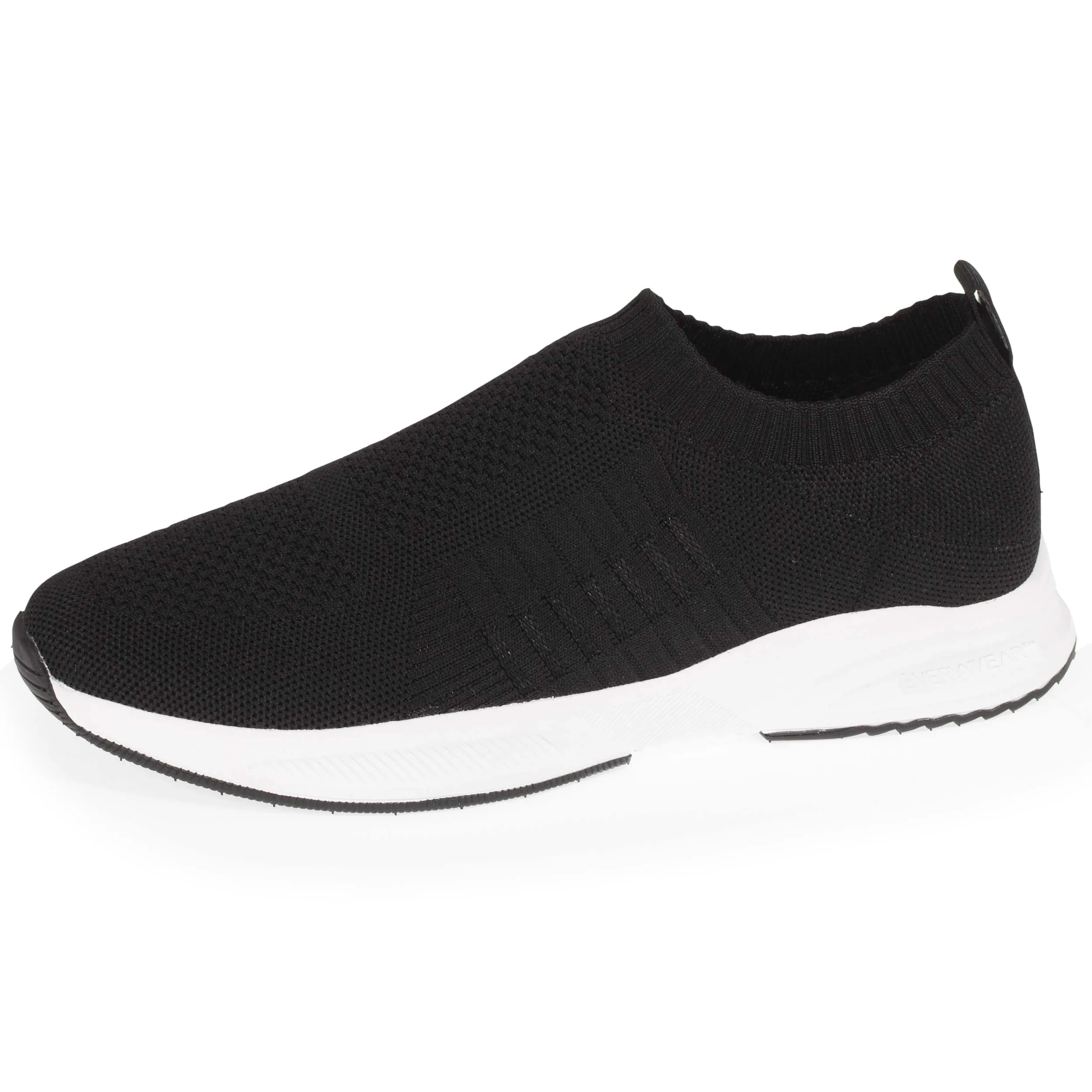 Baskets Confort Homme Slip-on noir