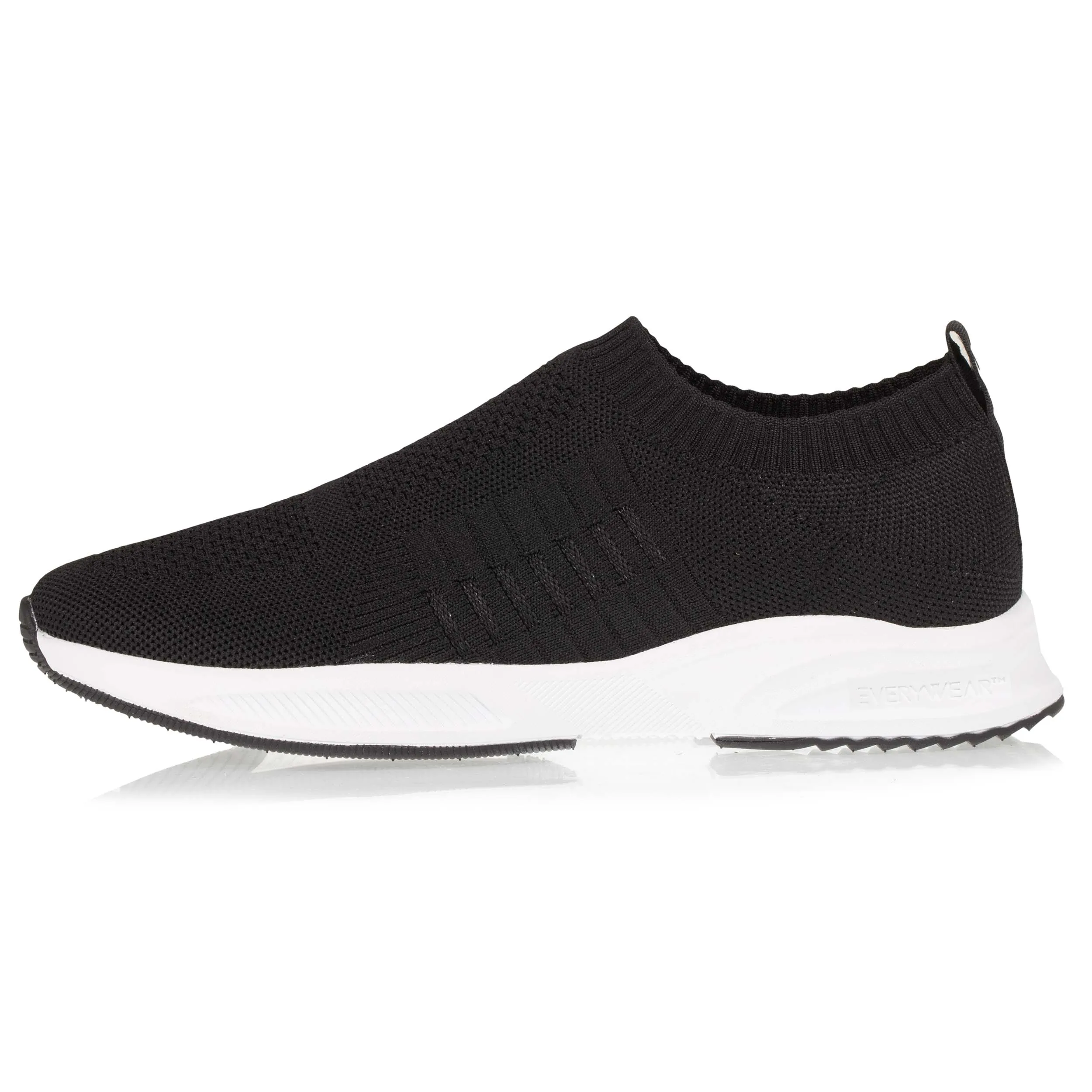 Baskets Confort Homme Slip-on noir