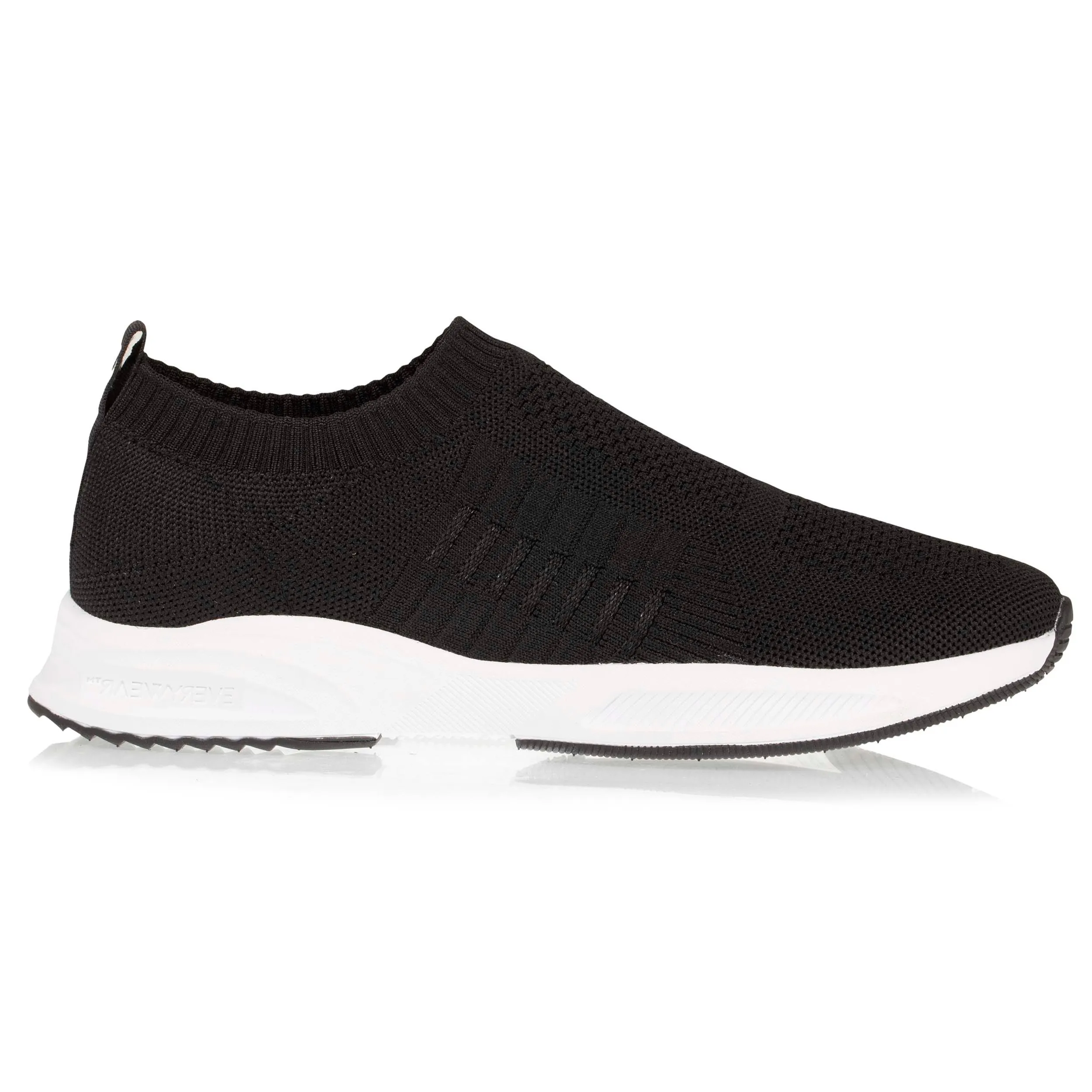 Baskets Confort Homme Slip-on noir