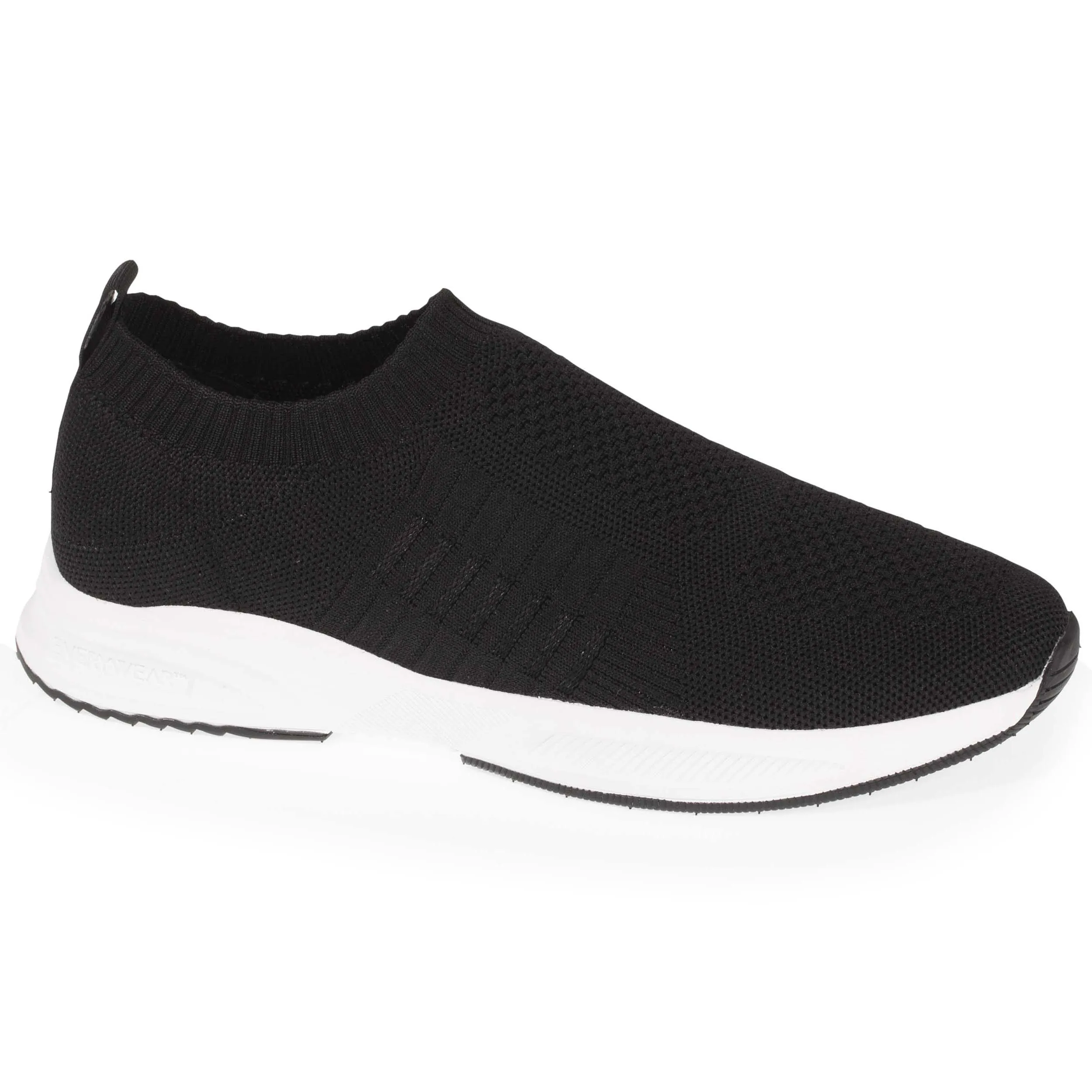 Baskets Confort Homme Slip-on noir