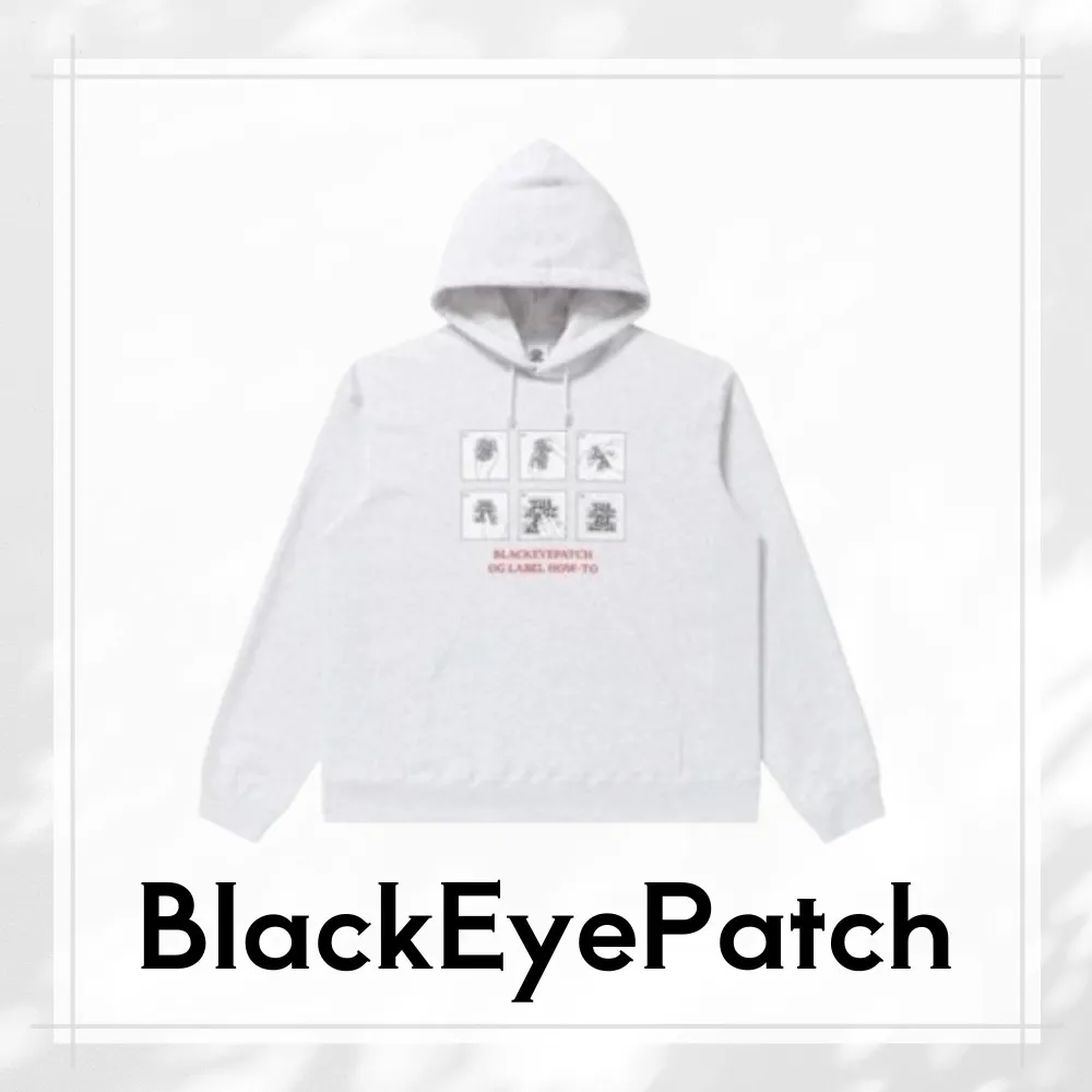 BlackEyePatch  |Street Style Long Sleeves Logo Skater Style Hoodies