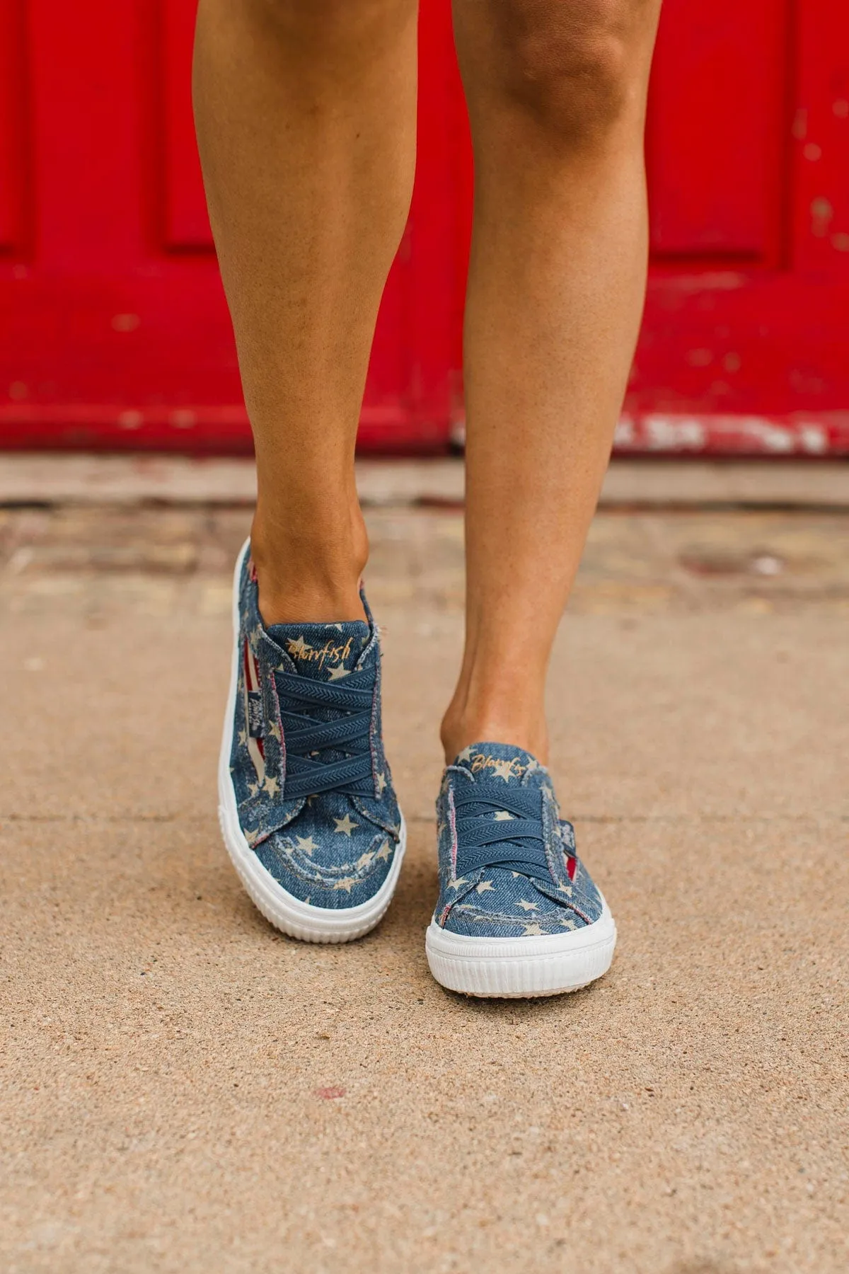 Blowfish Ayla-B Sneakers- Navy Denim