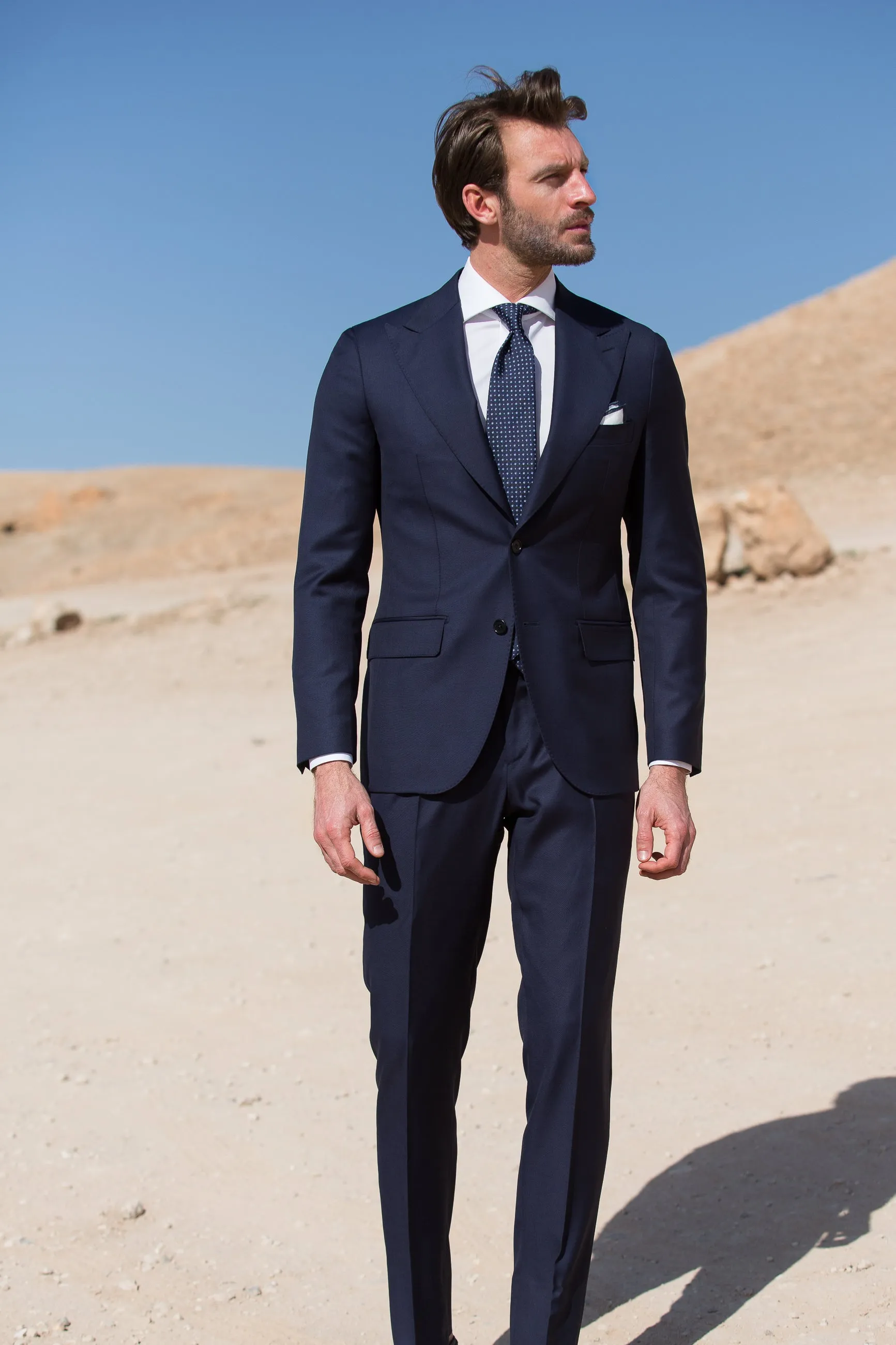 Blue suit Soragna Capsule Collection - Made in Italy