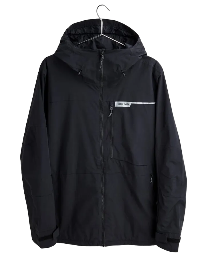 Burton Mens Peasy 2L Jacket - True Black - 2023