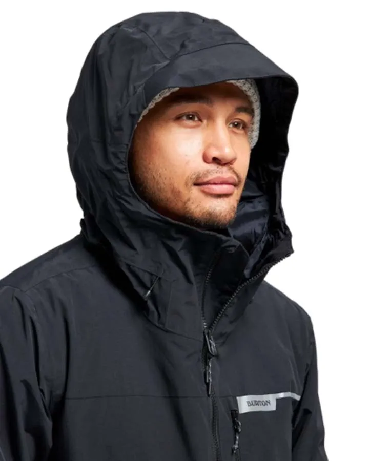 Burton Mens Peasy 2L Jacket - True Black - 2023