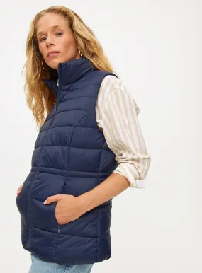 Buy Navy Lightweight Padded Gilet S | Coats | Tu