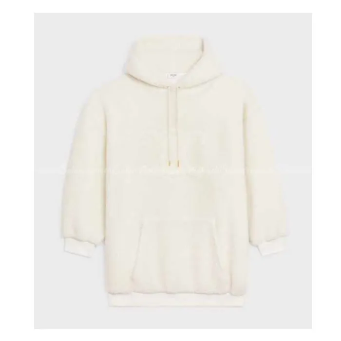 CELINE  |Unisex Long Sleeves Shearling Logo Outlet