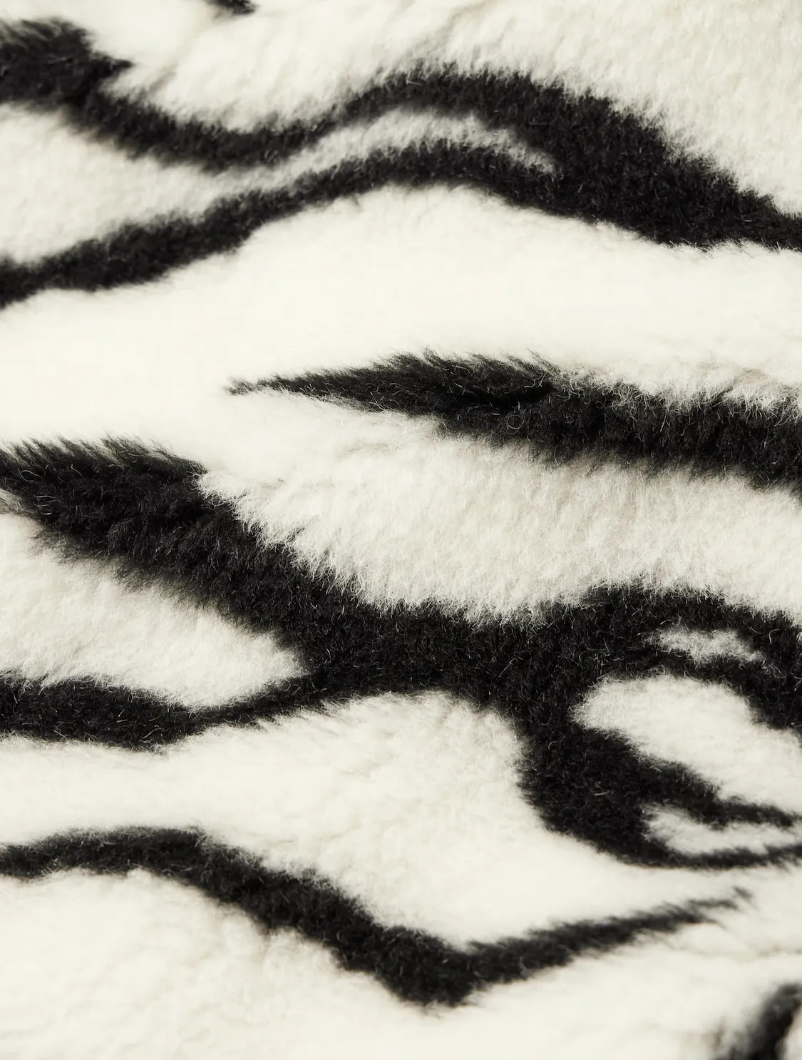 CELINE  |Zebra Patterns Wool Silk Street Style Long Sleeves Luxury