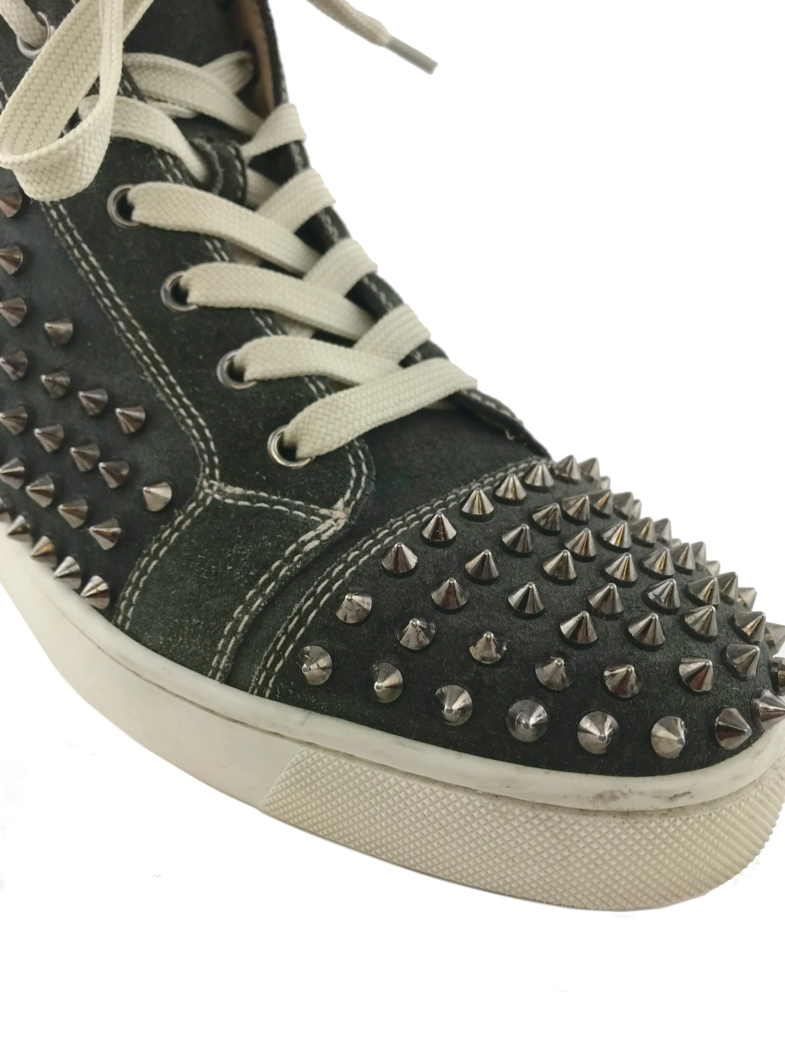 Christian Louboutin Men’s Louis Spikes Sneakers Size 8