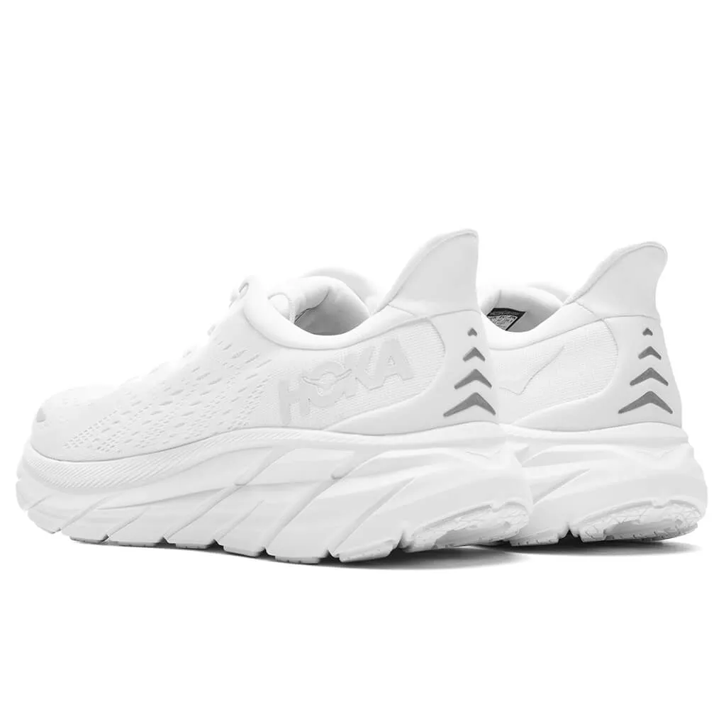 Clifton 8 - White/White