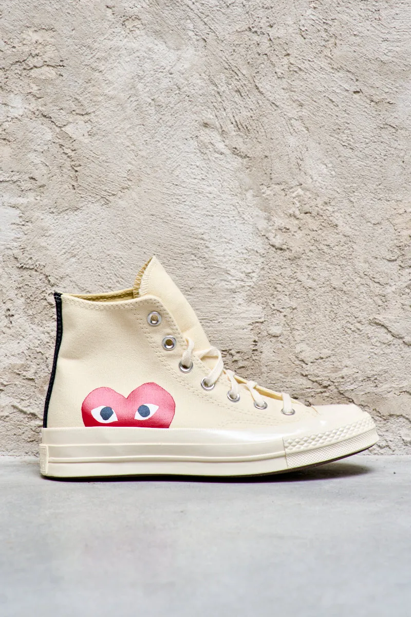 Converse x Comme des Garons PLAY Sneaker alta Chuck 70