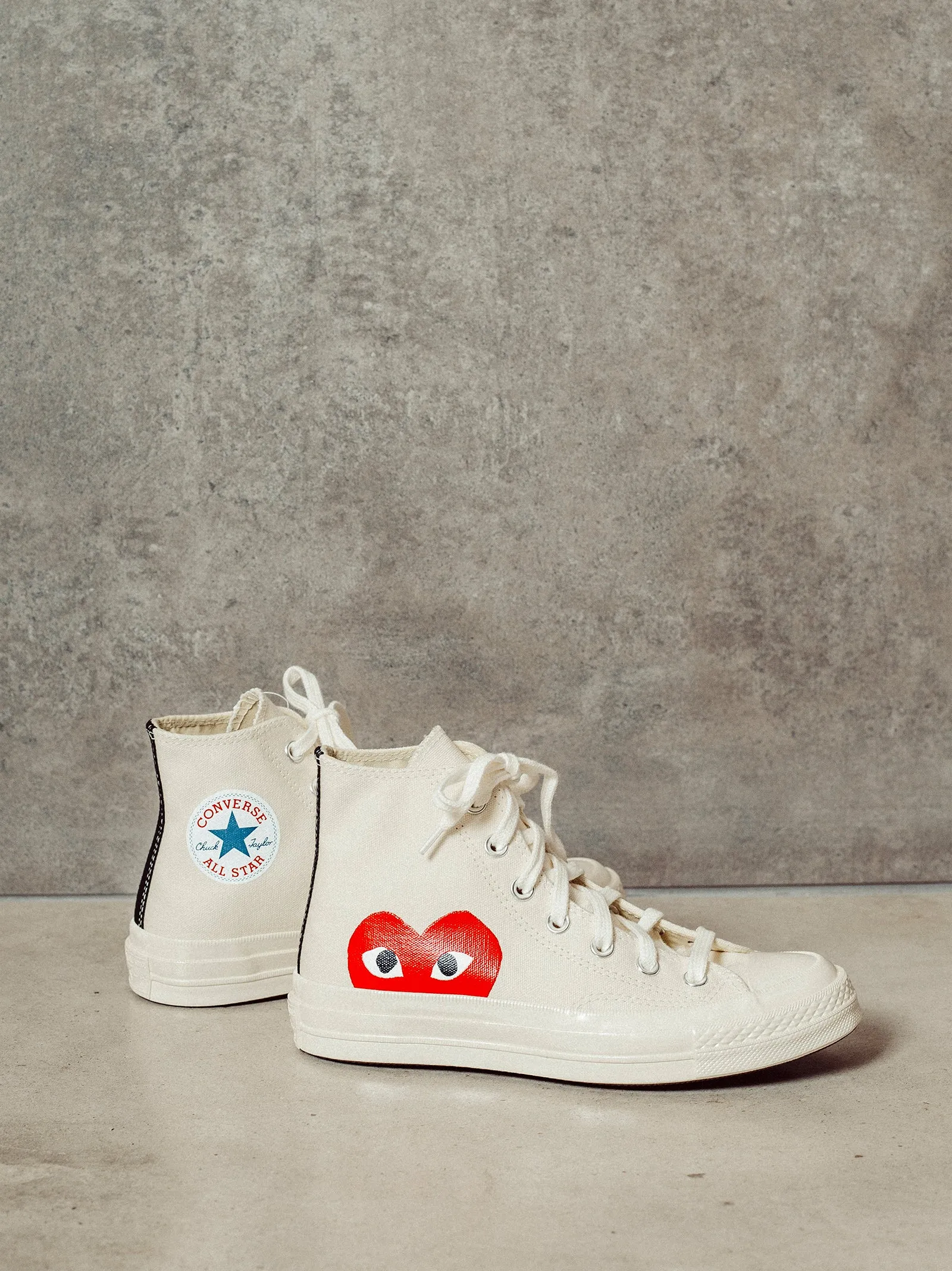 Converse x Comme des Garons PLAY Sneaker alta Chuck 70