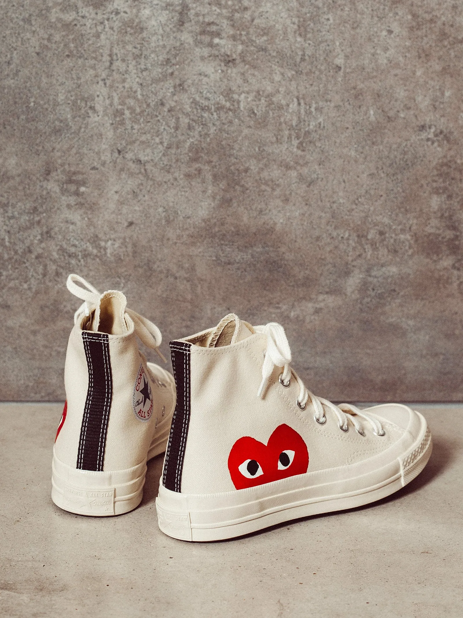 Converse x Comme des Garons PLAY Sneaker alta Chuck 70