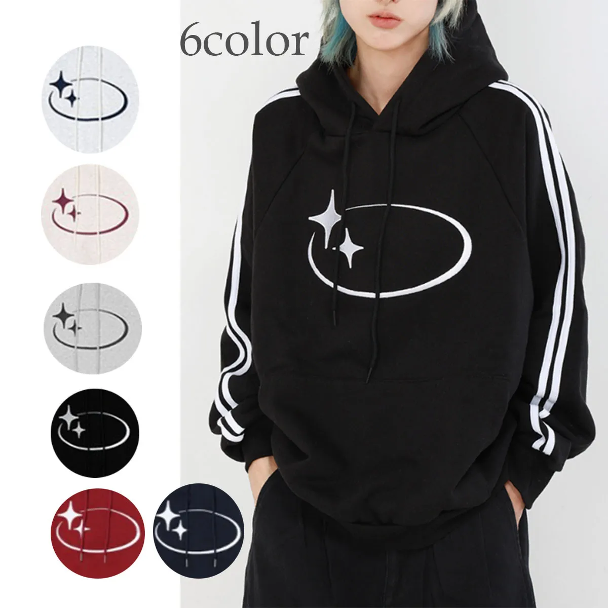 CROSS DRESSLY  |Unisex Long Sleeves Plain Cotton Logo Hoodies & Sweatshirts