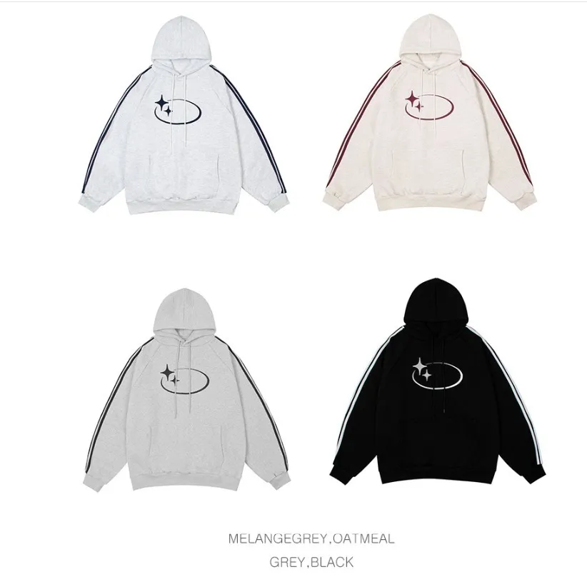 CROSS DRESSLY  |Unisex Long Sleeves Plain Cotton Logo Hoodies & Sweatshirts