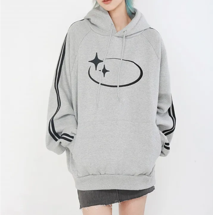 CROSS DRESSLY  |Unisex Long Sleeves Plain Cotton Logo Hoodies & Sweatshirts