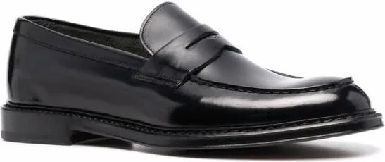 Doucal's horsebit-detail slip-on loafers Black